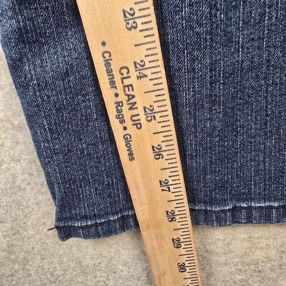 Liz Claiborne Womens Slim Bootcut Jeans Dark Wash Size 22W Cotton Blend Stretch - Picture 6 of 6